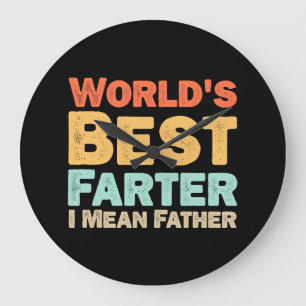 Reloj Redondo Grande El mundo más lejos me refiero a padre