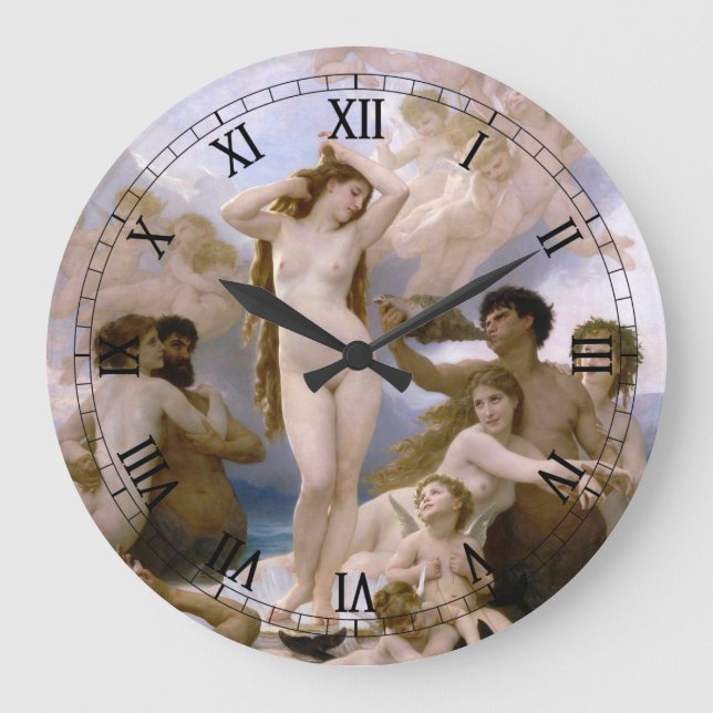 Reloj Redondo Grande El nacimiento de Venus por William-Adolphe Bouguer (Anverso)
