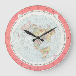 Reloj Redondo Grande EL NUEVO MAPA ESTÁNDAR DE Gleason DEL MURO MUNDIAL