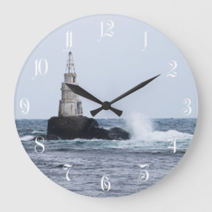 Reloj Redondo Grande El paisaje marino con faro