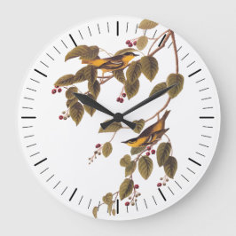 Reloj Redondo Grande El pájaro embrujado carbonatado de Audubon en el á