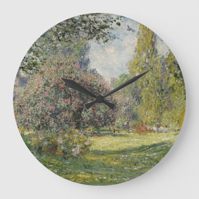 Reloj Redondo Grande El Parque Monceau - Claude Monet (Anverso)