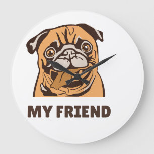 Reloj Redondo Grande El perro es mi amigo