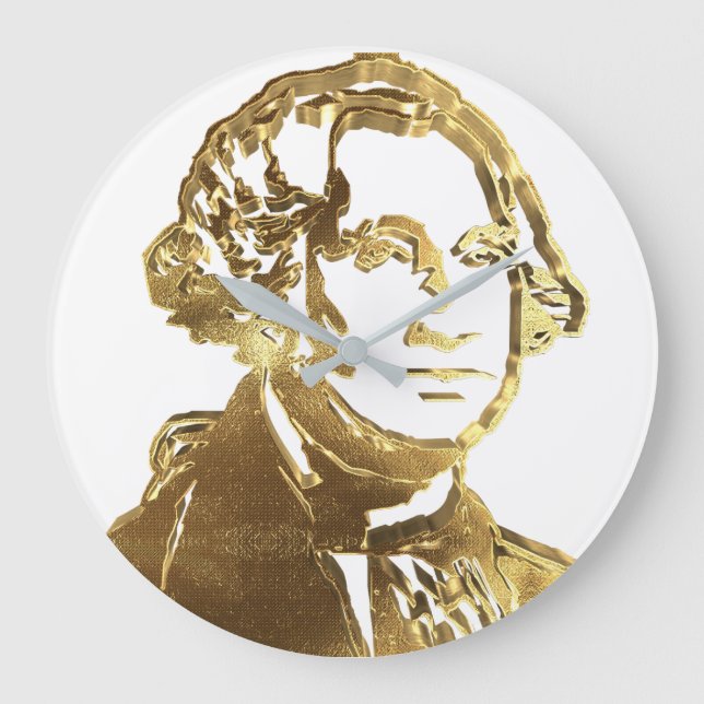 Reloj Redondo Grande El presidente estadounidense George Washington ret (Anverso)