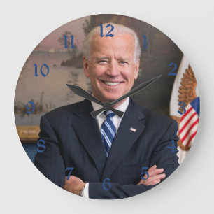 Reloj Redondo Grande El presidente estadounidense Joe Biden como senado