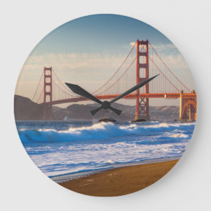 Reloj Redondo Grande El puente Golden Gate desde Baker Beach