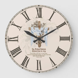 Reloj Redondo Grande El recién ordenado pastor sacerdote pastor Deacon 