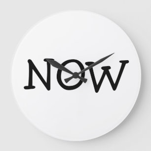 Reloj Redondo Grande El reloj grande "Now"