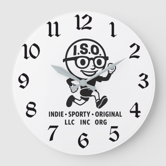 Reloj Redondo Grande El sombrero ISO (Anverso)