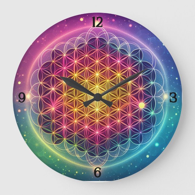 Reloj Redondo Grande El tiempo es arte (Anverso)