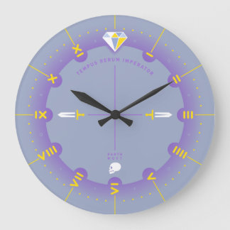 Reloj Redondo Grande El tiempo es el gobernante de todas las cosas