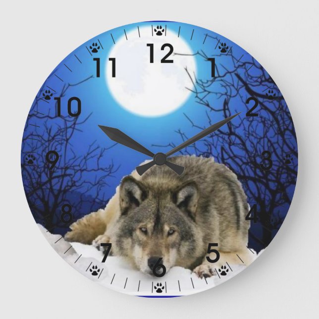 Reloj Redondo Grande El vigilante (Anverso)