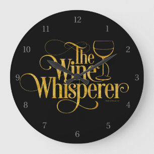 Reloj Redondo Grande El Whisperer del vino