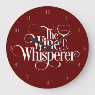 Reloj Redondo Grande El Whisperer del vino