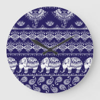 Elefante, paisley: patrón de cosecha tribal.