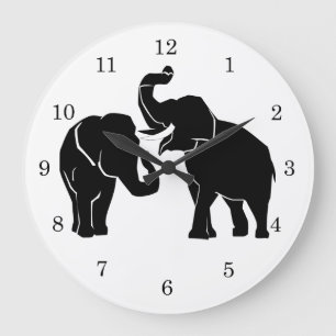 Reloj Redondo Grande Elefantes