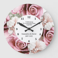 Elegant Floral Wedding Anniversary  Gift  