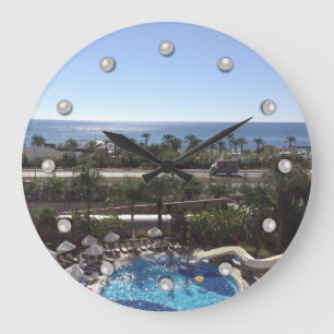 Reloj Redondo Grande Elegante, foto, hotel,