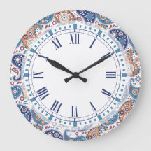 Elegante huella paisajista tradicional azul y nara