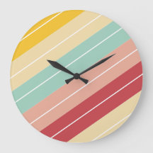 Elegante Rayado Personalizado Retro