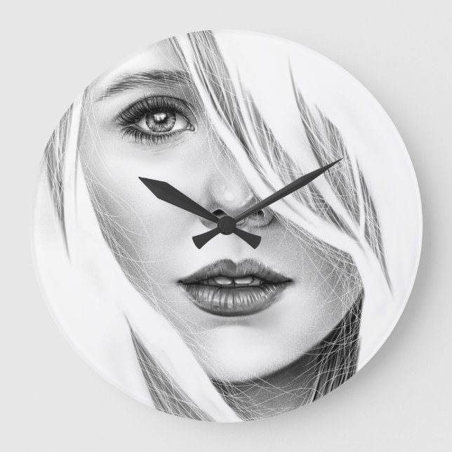 Reloj Redondo Grande Elizabeth olsen (Anverso)