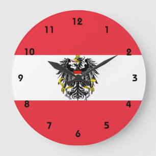 Reloj Redondo Grande emblema de Austria