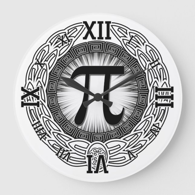 Reloj Redondo Grande Emblema PI (Anverso)