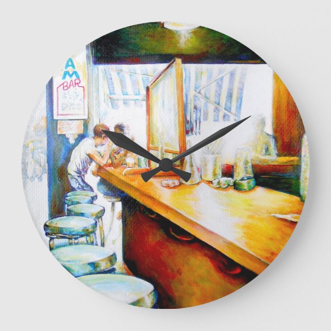 Reloj Redondo Grande Emocional a motivador, lógica a justificar (Anverso)