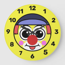 Reloj Redondo Grande Emoji de payasos