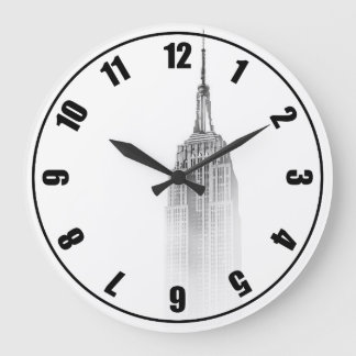Reloj Redondo Grande Empire State Graphic