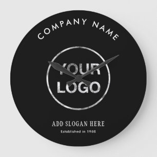 Reloj Redondo Grande Empresa de diseño de logotipos Modern Curve
