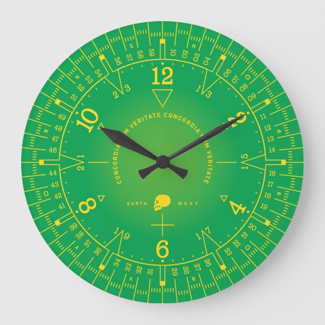 Reloj Redondo Grande En armonía con la verdad (Anverso)