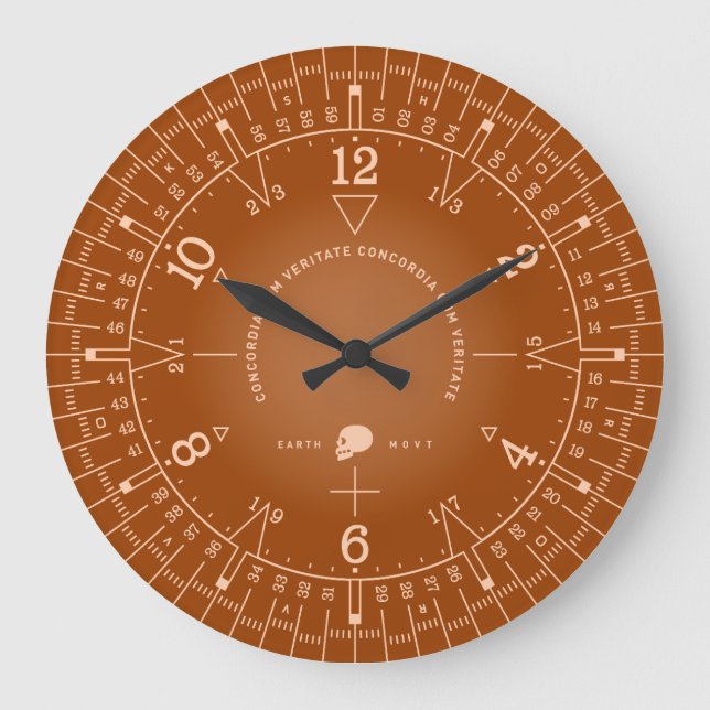 Reloj Redondo Grande En armonía con la verdad (Anverso)