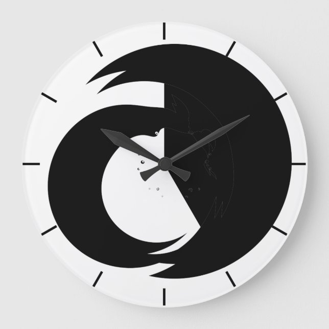 Reloj Redondo Grande En el Rótulo (Anverso)