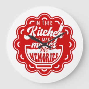 Reloj Redondo Grande En Esta Cocina Hacemos Malas Y Recuerdos