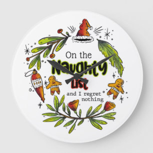 Reloj Redondo Grande En La Lista Triste Y No Lamento Nada