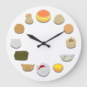 Reloj Redondo Grande En punto de Dim Sum
