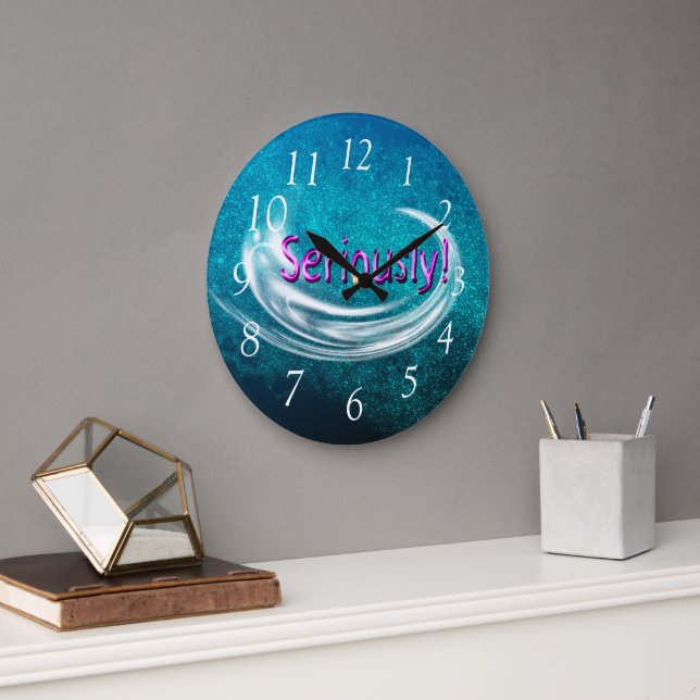Reloj Redondo Grande En serio (Oficina)