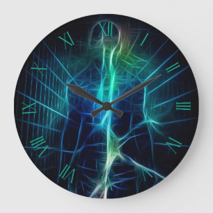 Reloj Redondo Grande Energía eterna humana