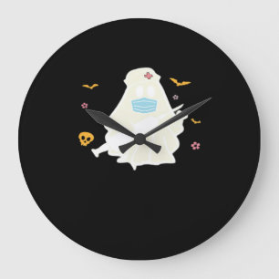 Reloj Redondo Grande Enfermera practicante fanática adormecida Hallowee