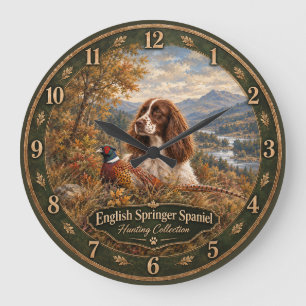 Reloj Redondo Grande English Springer Spaniel