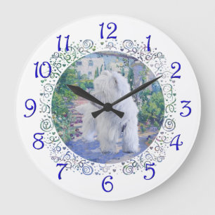 Reloj Redondo Grande Enramada de primavera