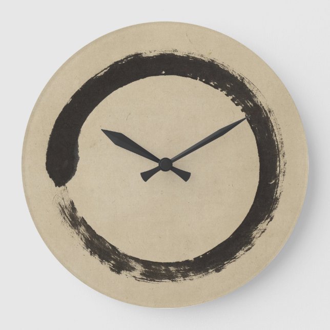 Reloj Redondo Grande Enso de Taido Shufu (Anverso)