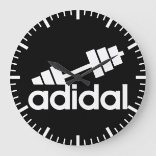 Reloj Redondo Grande Entrenamiento - Todo el día sueño con levantar - B