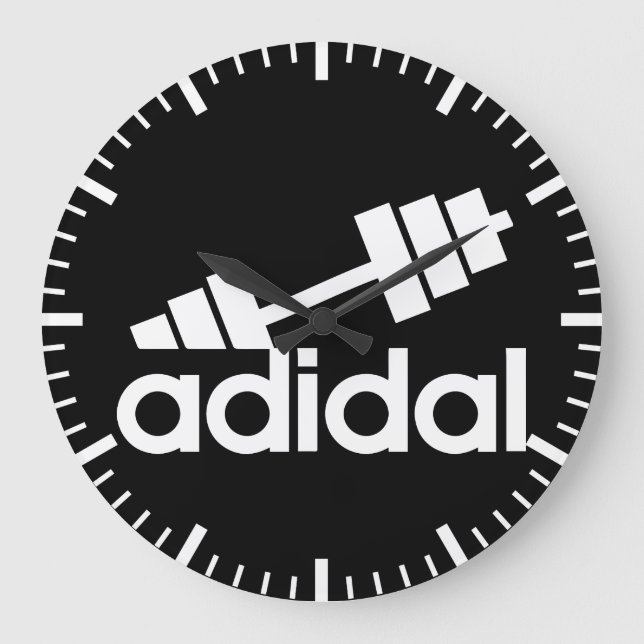 Reloj Redondo Grande Entrenamiento - Todo el día sueño con levantar - B (Anverso)