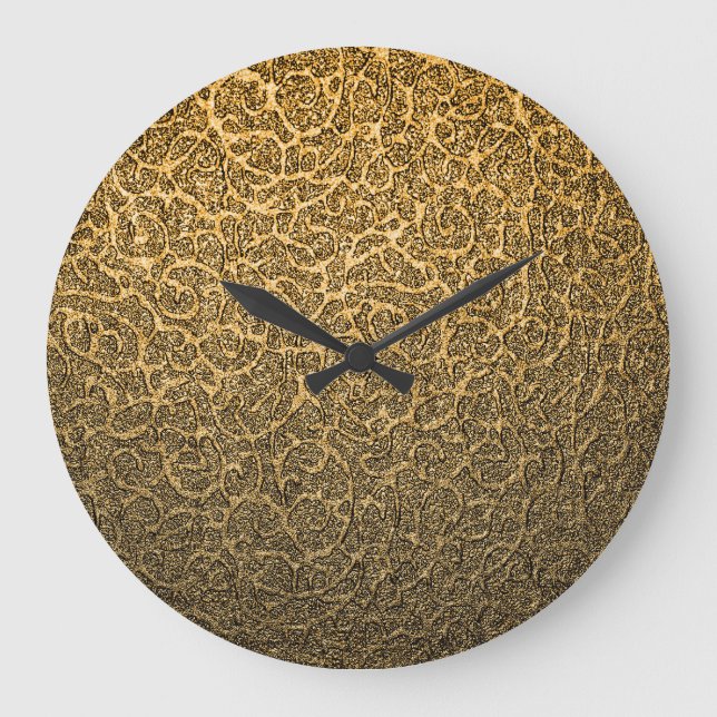 Reloj Redondo Grande Envasado De Lujo, Luminoso Lugar Destacado. (Anverso)