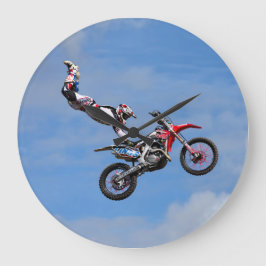 Reloj Redondo Grande Equipo de la exhibición de los Lings FMX de