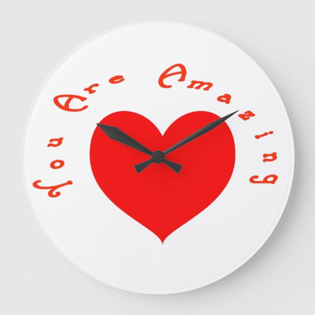 Reloj Redondo Grande ¡Eres Increíble! (Anverso)