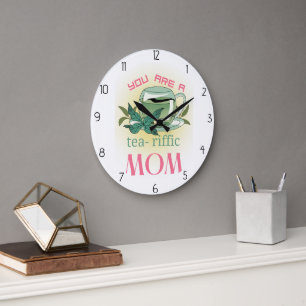 Reloj Redondo Grande Eres una mamá estupenda