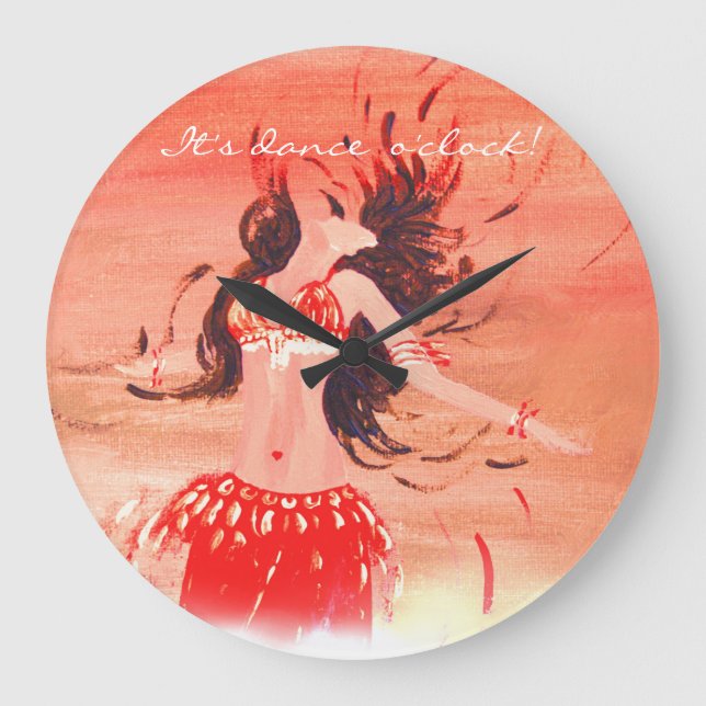 Reloj Redondo Grande ¡Es el baile de la mañana! (Anverso)